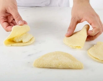 The "Fill and Fold" step is where the magic of a turnover truly happens, transforming your dough into a pocket of deliciousness.