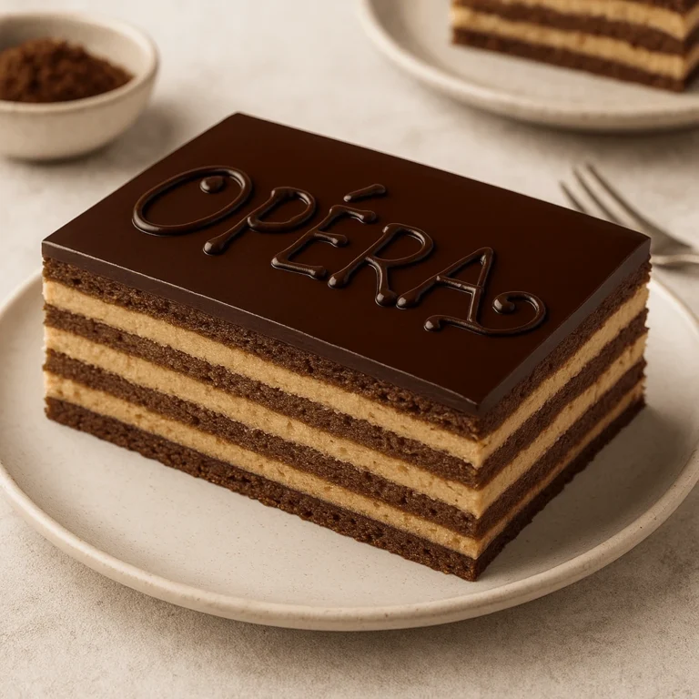 Mastering the Art of Opéra Cake: A Classic French Dessert with Layers of Perfection