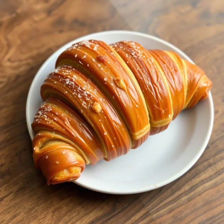 Perfect homemade croissants with golden layers and a buttery finish, inspired by French pastry traditions.
