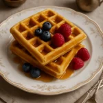 Perfectly golden, crispy waffles with pro chef tips for achieving waffle perfection at home.